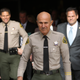 Los Angeles County Sheriff Lee Baca arrives to announce his unexpected retirement on Jan. 7, 2014, in Los Angeles.
David McNew/Getty Images